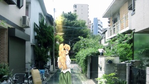 雨中女孩
