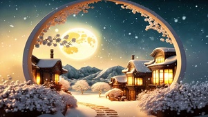 唯美的雪