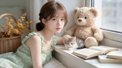 闺房清纯少女