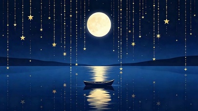 中秋月圆之夜