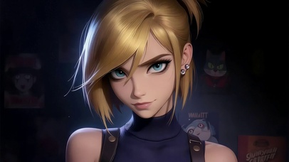 循环动画美女