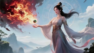 凡人修仙凝丹施阵美女3