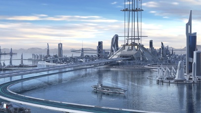 流浪地球·太空电梯远景