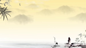 中国风水墨山水图