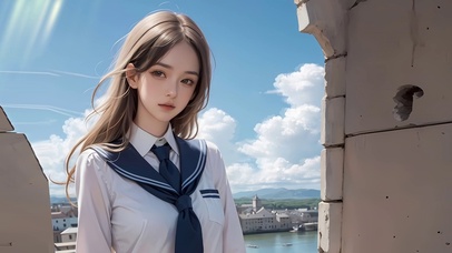 神颜少女