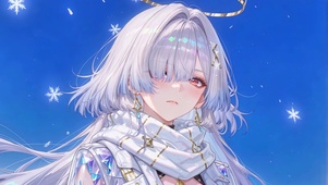 雪境清纯少女莫宁