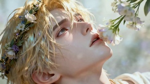 流泪的希腊美少年