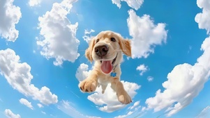 翱翔的狗狗