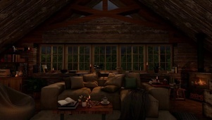 森林舒适的小屋
