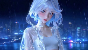 赛博雨夜芙宁娜