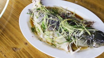 蒸鱼美食