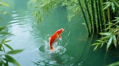 护眼竹林