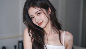 害羞女孩