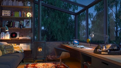 雨天治愈阳光屋