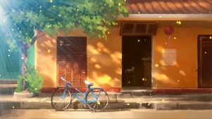 老屋门前