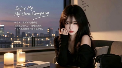 等待约会女孩