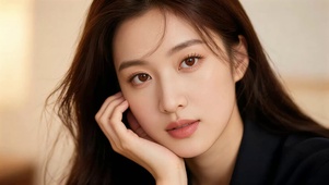 若有所思长发美女
