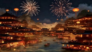 中秋夜景