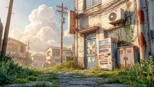 老街废墟