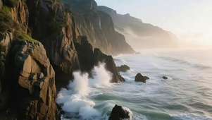 阳光海岛悬崖海岸