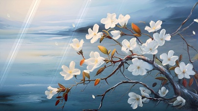 小清新 简约花卉壁纸