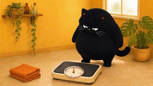 大肥猫称体重