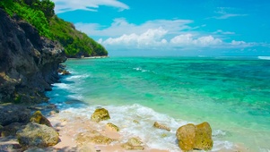 海滩海浪海岛
