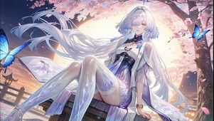 樱花月下莫宁