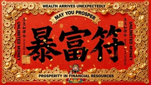 喜庆节日暴富符