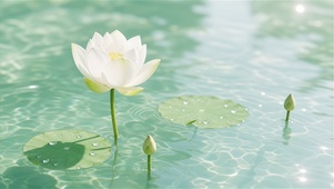 清池白荷