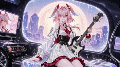 粉发摇滚少女莉奈娅