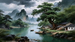 水墨江南