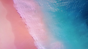粉色海滩