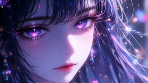 夜蝶少女眼眸