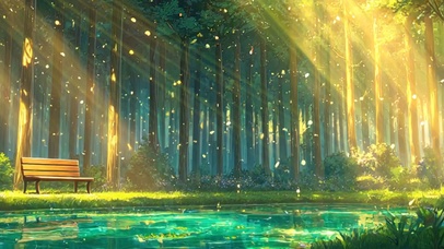 阳光森林带鱼屏