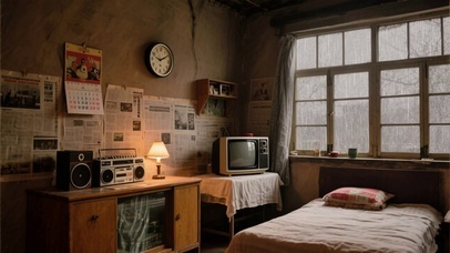 【雨景】乡下的老房子