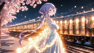 雪墨壁纸丨七七丨樱夜赴约丨