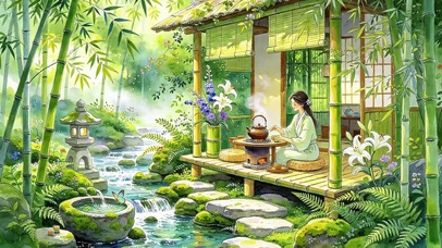 古风休闲茶座