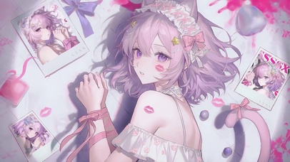 粉毛猫娘