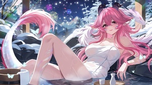 粉毛龙女