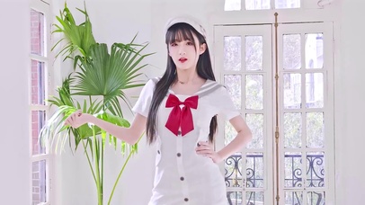 邻家女孩阳台跳舞