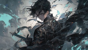 水墨少年
