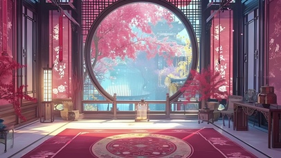 治愈古风雪景