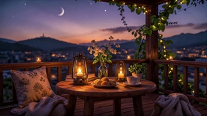 露台暮夜