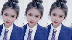 俏皮可爱美少女甜美乖巧呆萌治愈