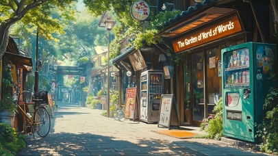 夏日午后阳光静谧街道