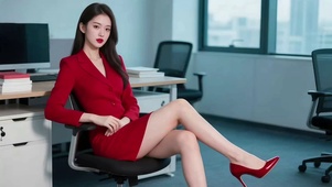 办公室气质美女文秘5