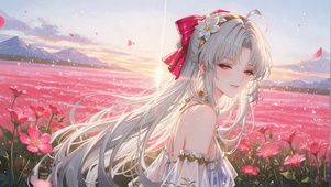 粉湖花海珂莱塔