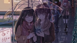 雨中姐妹