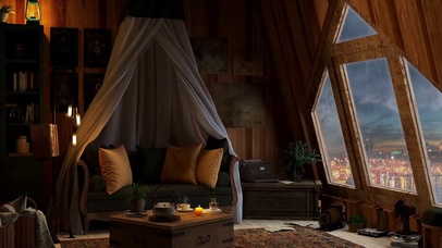 暴雨天屋顶公寓